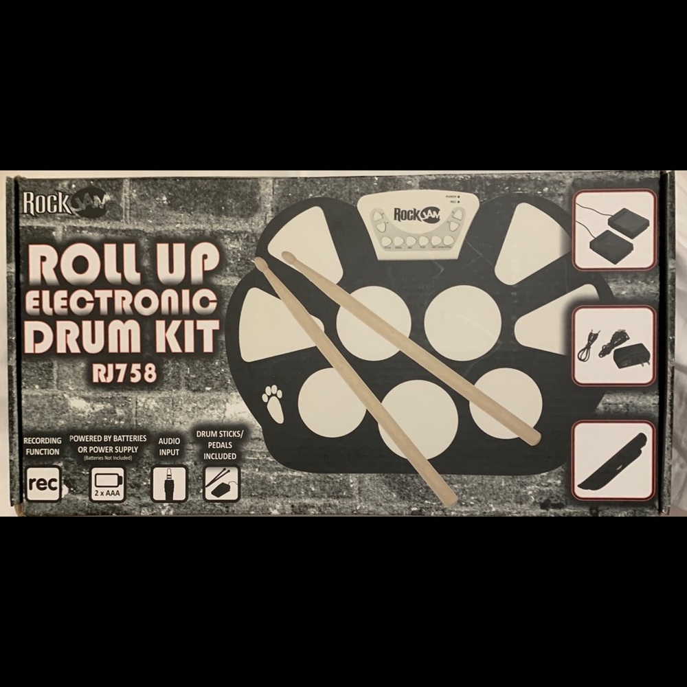 This an electronic drum kit.